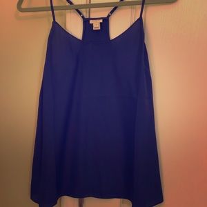 J.Crew silk racer back top